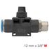 Pu Hose Fitting Valve 12mm X 3/8'm